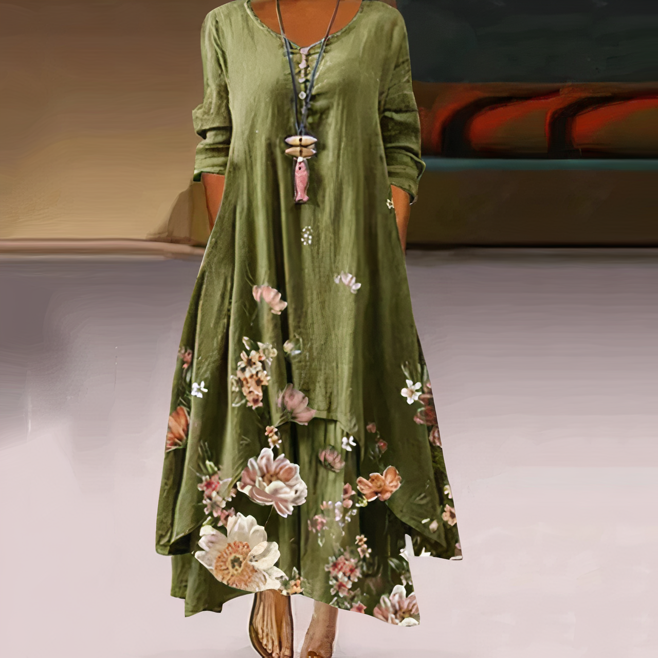 Valenzora | Elegantes Baumwollkleid