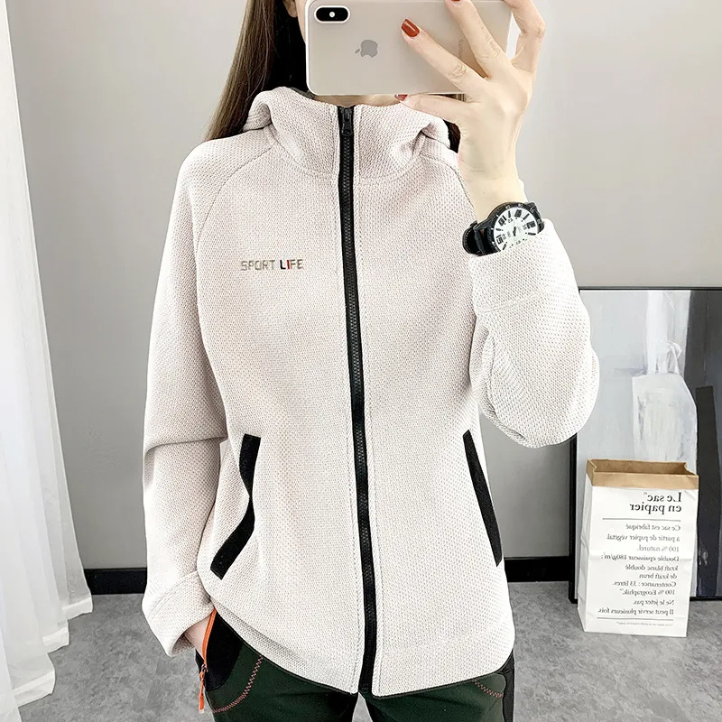 Valenzora | Women's Fleece Jacket, Lightweight and Breathable with Zipper