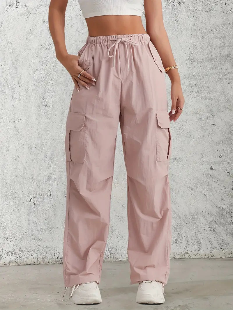 Valenzora | Cargohose mit hohem Bund – Damen-Utility-Hose