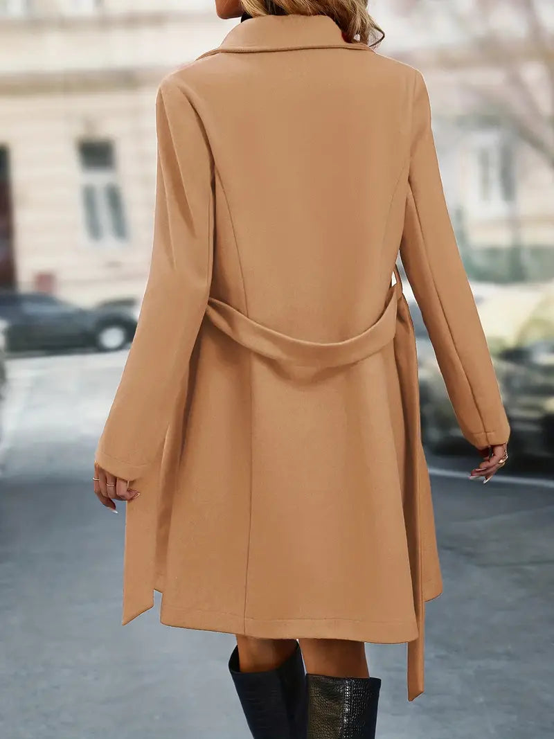 Valenzora | Double-breasted trench coat for style and elegance in every season