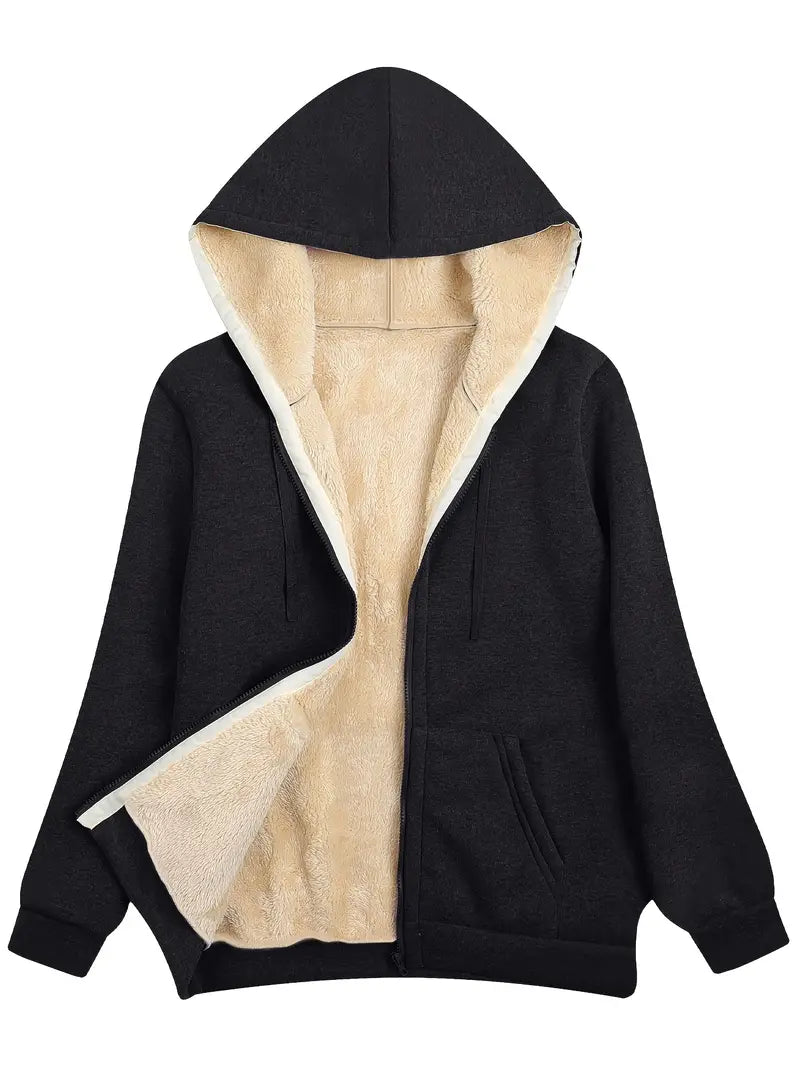 Valenzora | Warme und weiche Kapuzenjacke für Damen | Perfekt für den Winter
