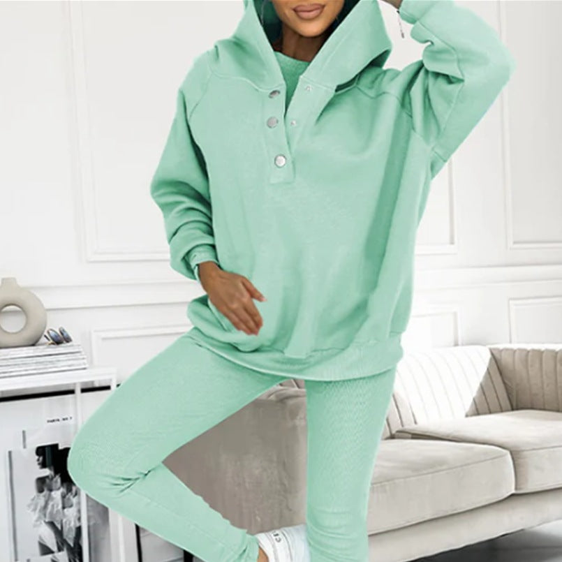 Valenzora | 3-Piece Women's Sports Set for Autumn and Winter