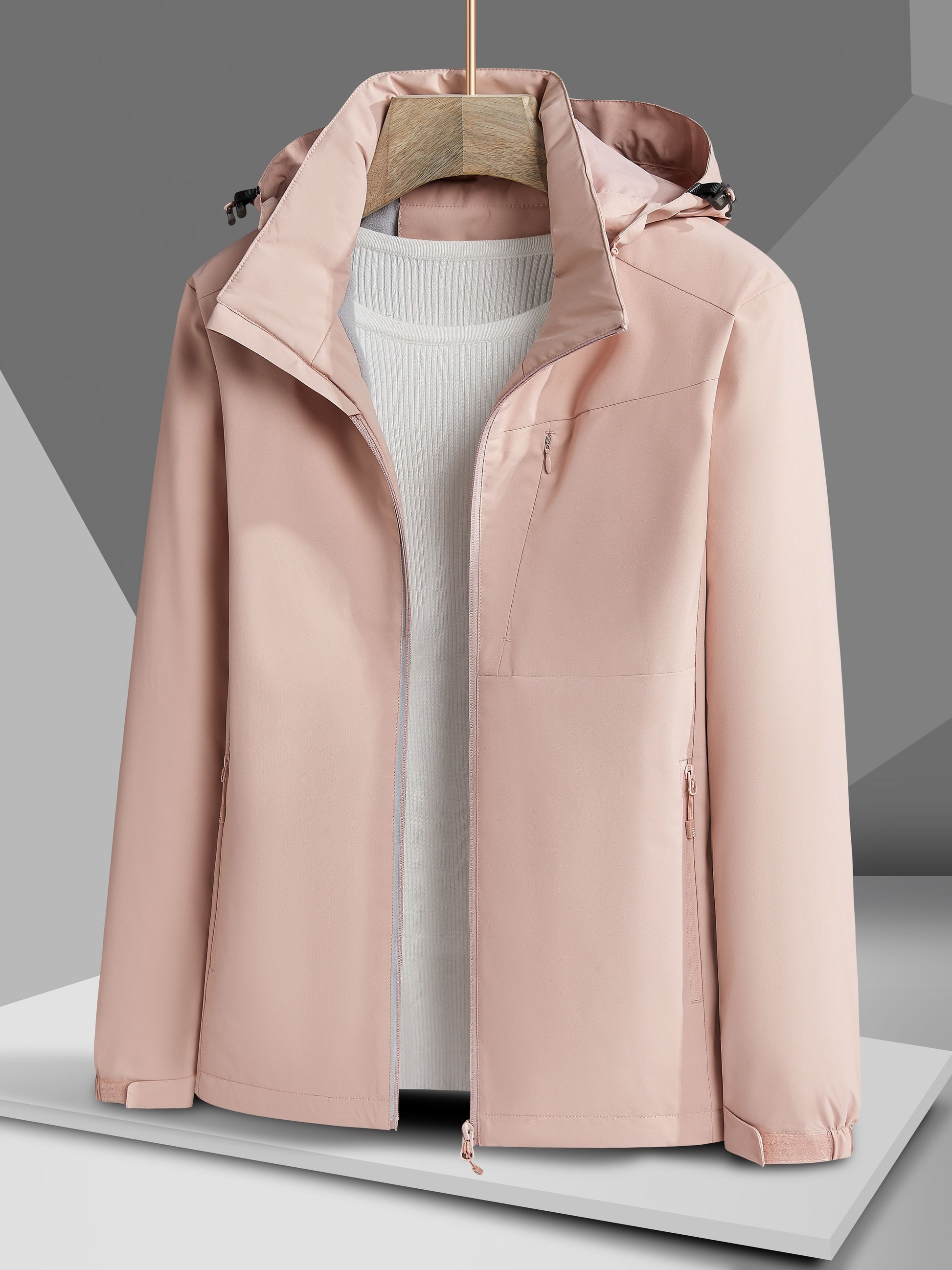 Valenzora Waterproof Fleece Winter Jacket with Hood for Women | Perfect for Outdoor Activities