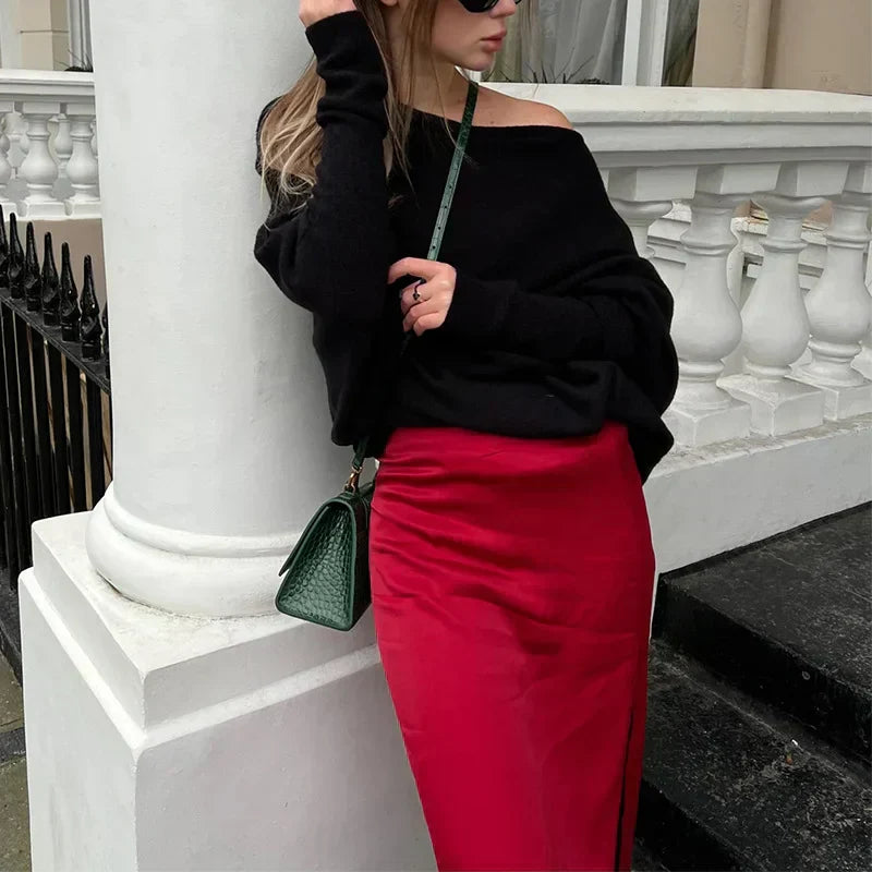 Elegant and casual winter sweater