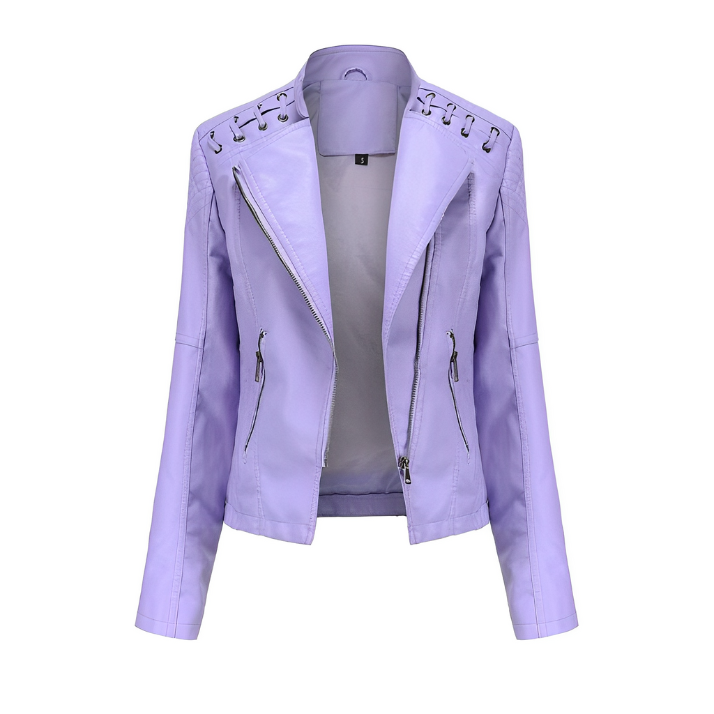 Valenzora Allrounder: The ElegantAura leather jacket
