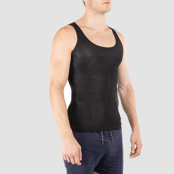 Valenzora | Slim Fit Kompressions-Body Shaper mit Bauchkontrolle und unsichtbarem Unterhemddesign
