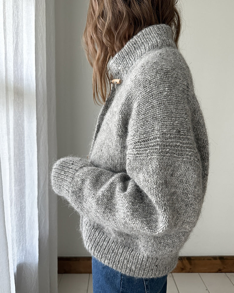 Valenzora | Grey cardigan with buttons