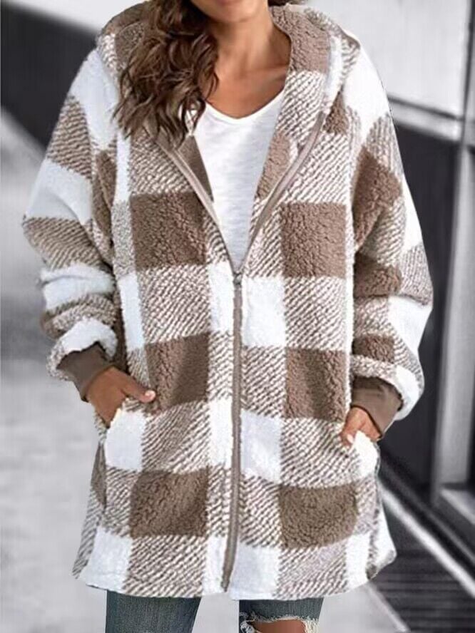 Lässiger Hoodie in großen Größen für Damen