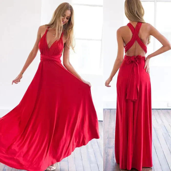 Valenzora | Wrap dress with elastic waist