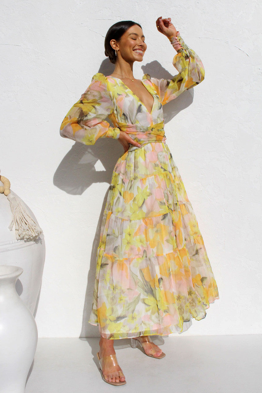 Valenzora | Floral Wrap Dress for Women