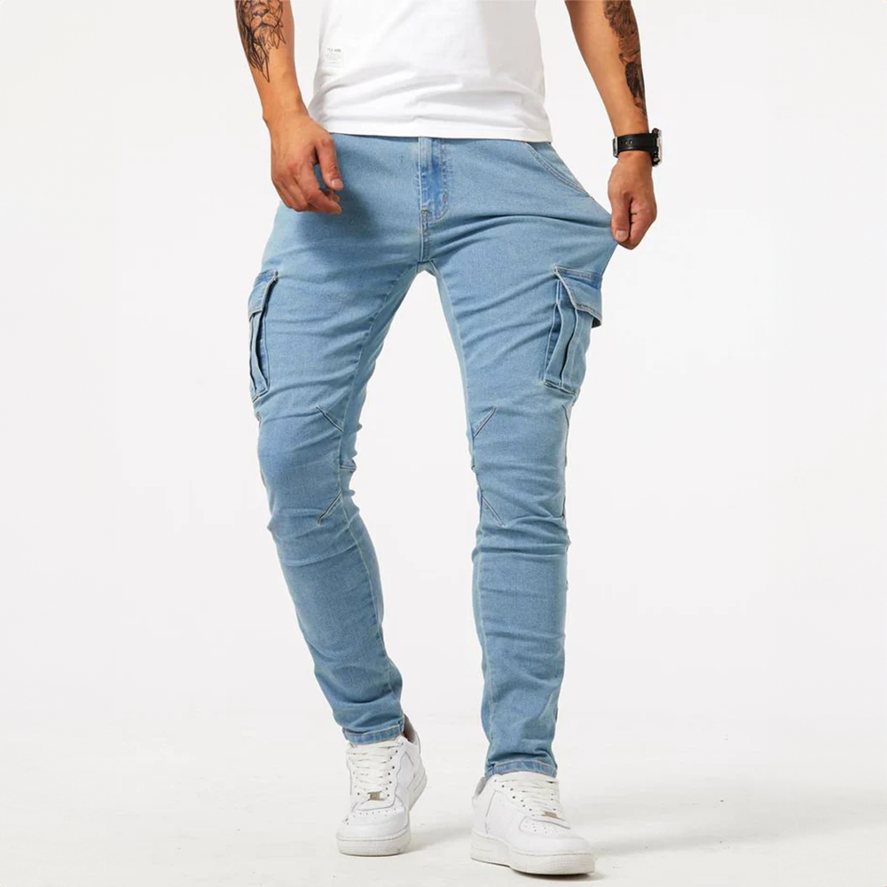 Valenzora | Jeans mit Cargotaschen