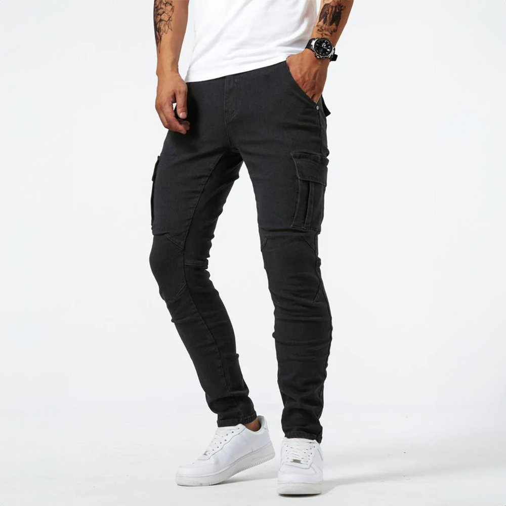 Valenzora | Jeans mit Cargotaschen