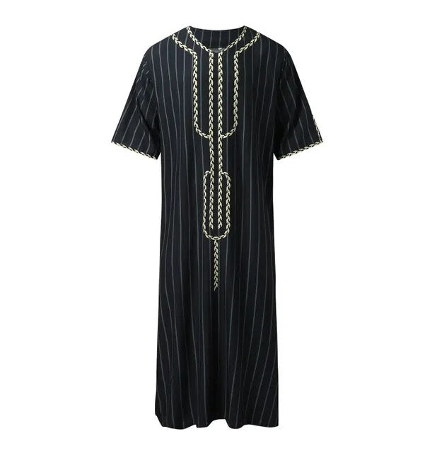 Valenzora | Lockere Fleece Djellaba mit V-Ausschnitt