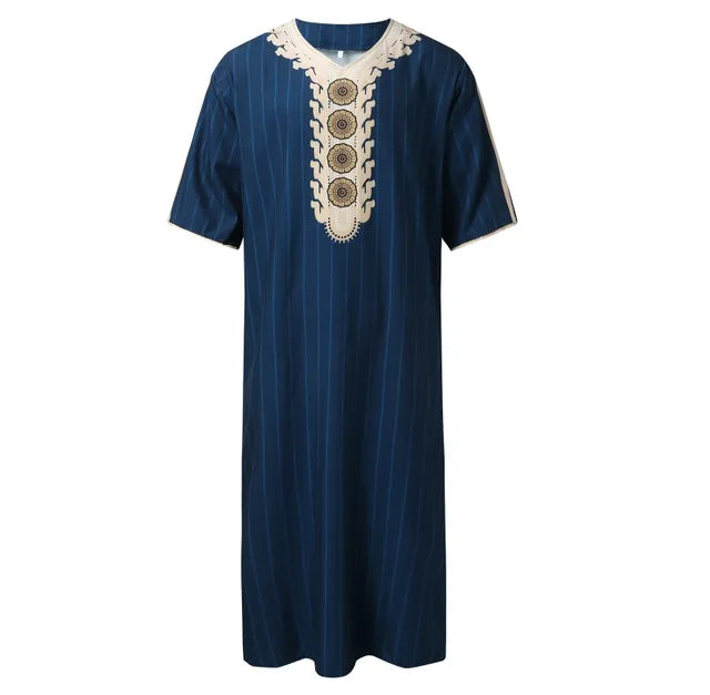 Valenzora | Lockere Fleece Djellaba mit V-Ausschnitt
