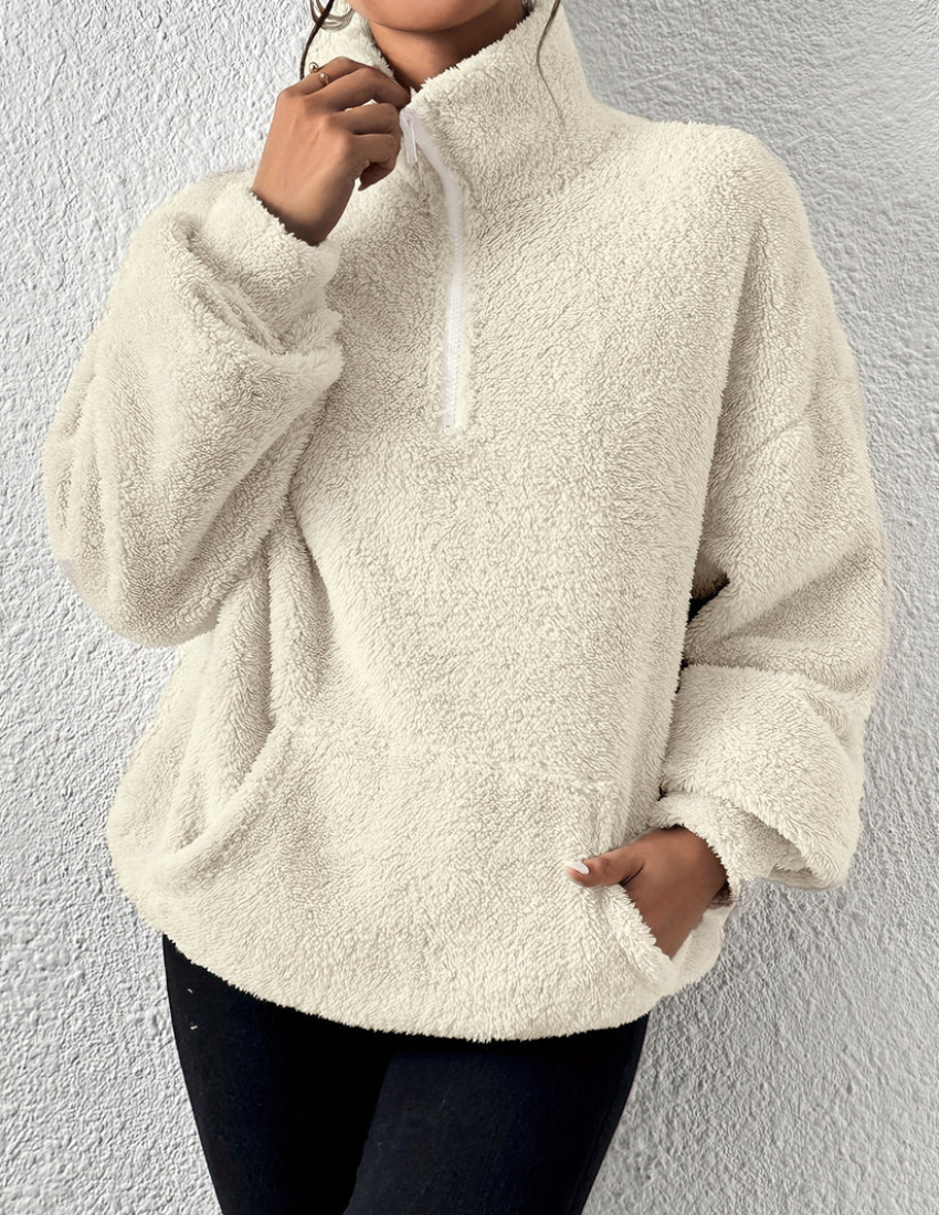 Valenzora | Flauschiger Fleece-Pullover