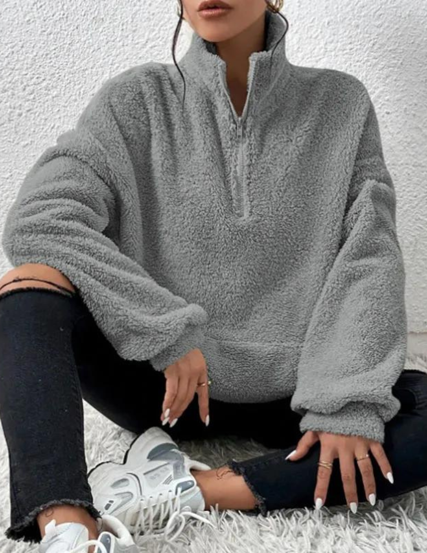 Valenzora | Flauschiger Fleece-Pullover
