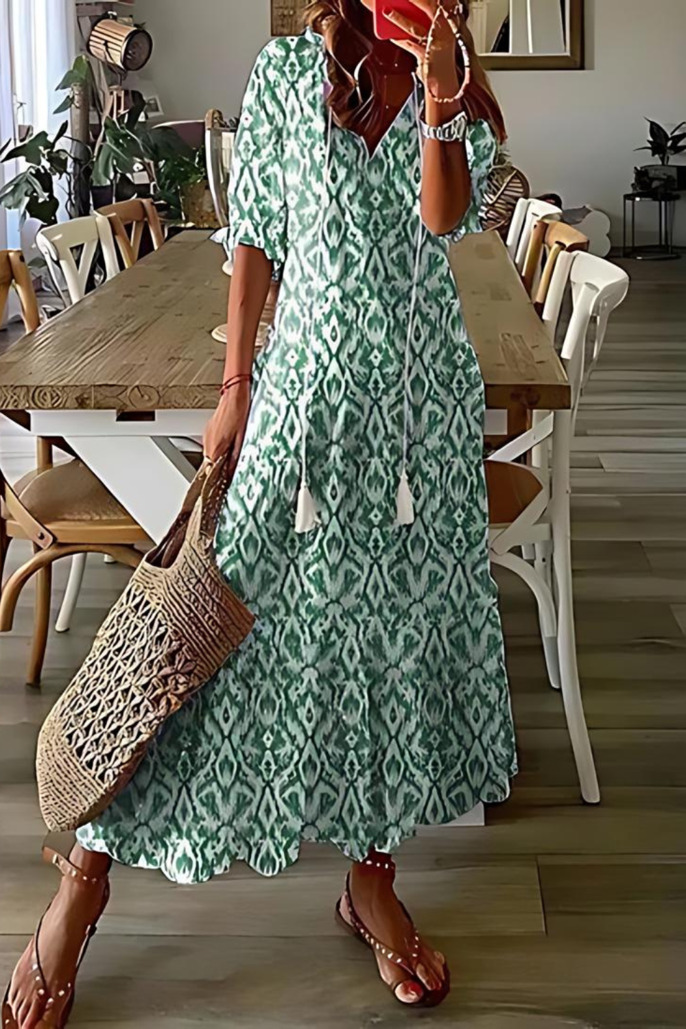 Valenzora | Long, elegant floral dress