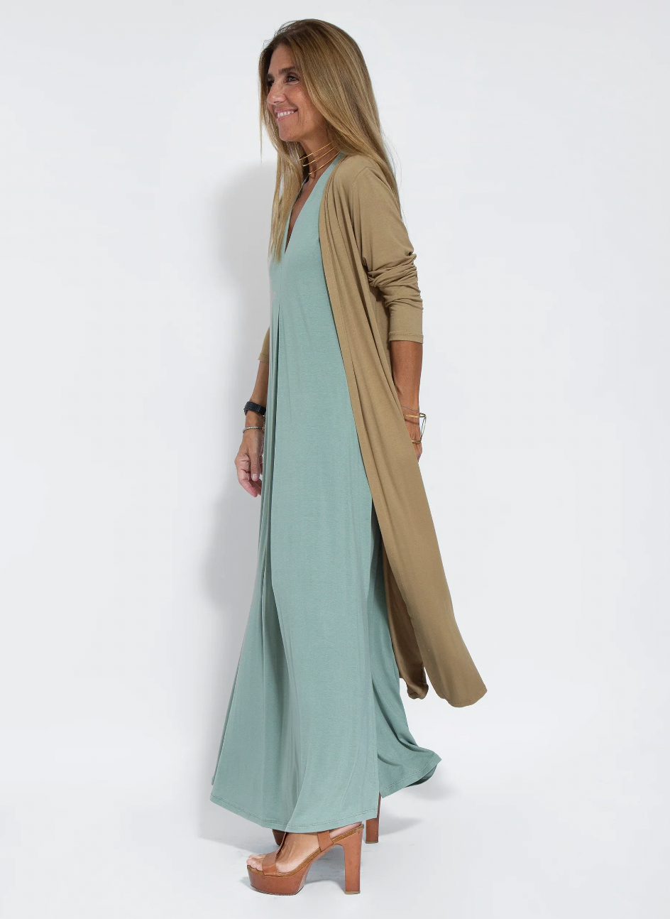 Valenzora | Elegant & Comfortable Women's Dress with Vest