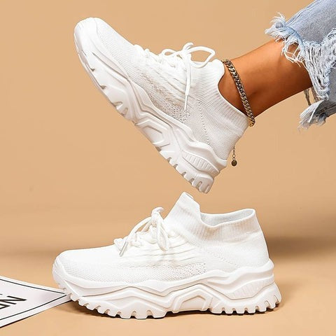 Atmungsaktive Damen-Sneaker mit zusätzlicher Fußunterstützung