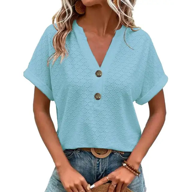Valenzora | Women's V-neck Top