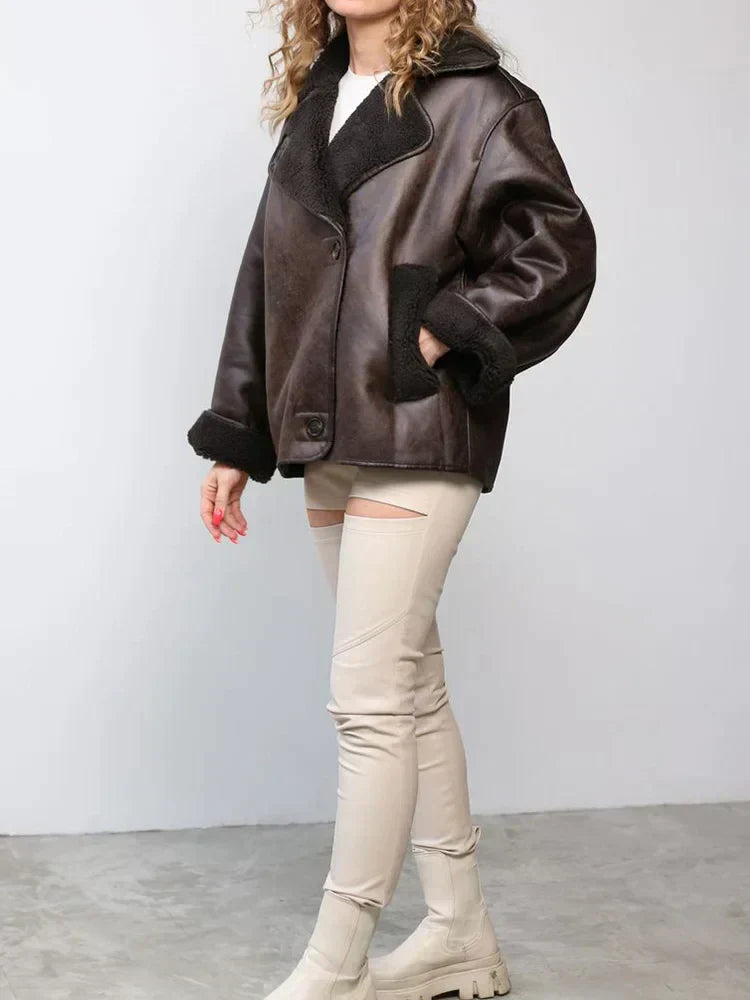 Valenzora | Vintage-Lederjacke für Damen