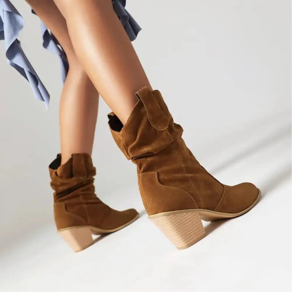 Valenzora - Western Damen Cowboystiefel im Retro-Stil