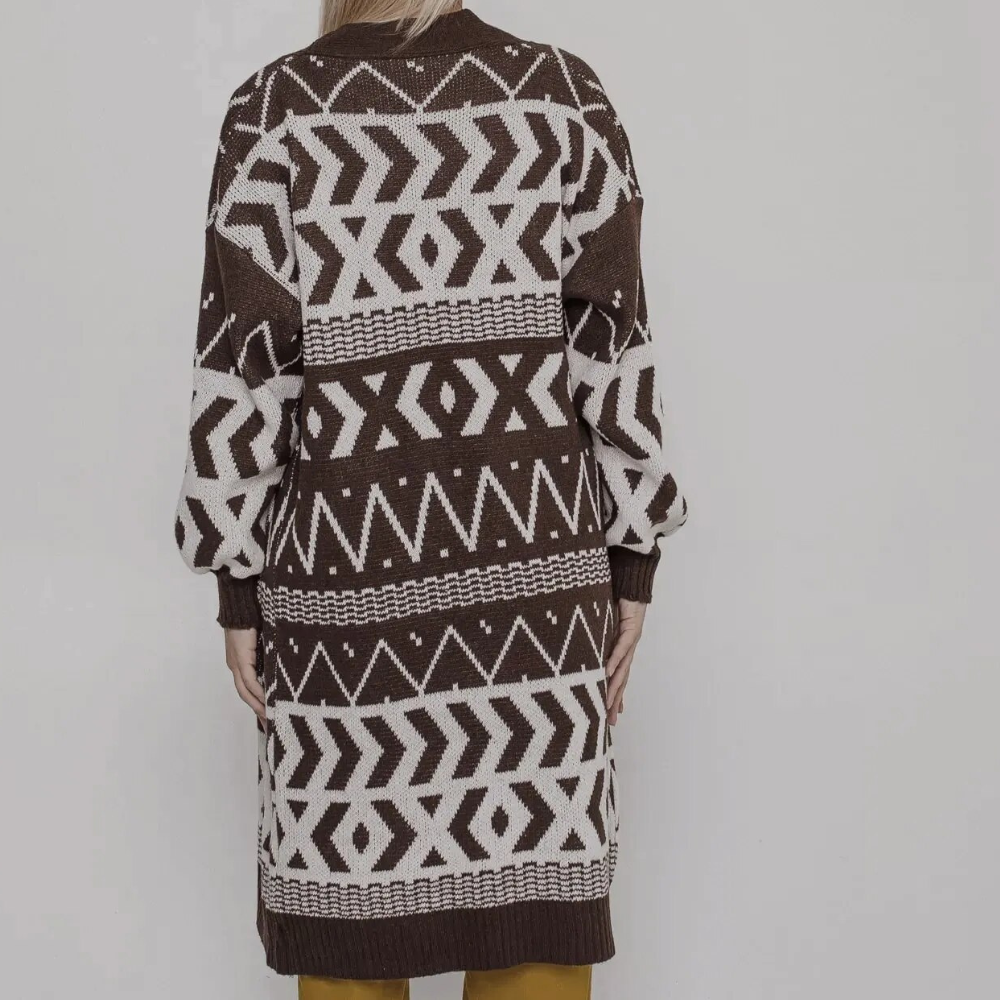 Cardigan | Women's Long Knit Cardigan