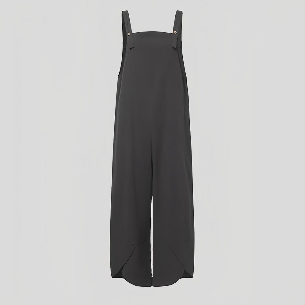 Valenzora | Casual, loose-fitting solid-color jumpsuit for women