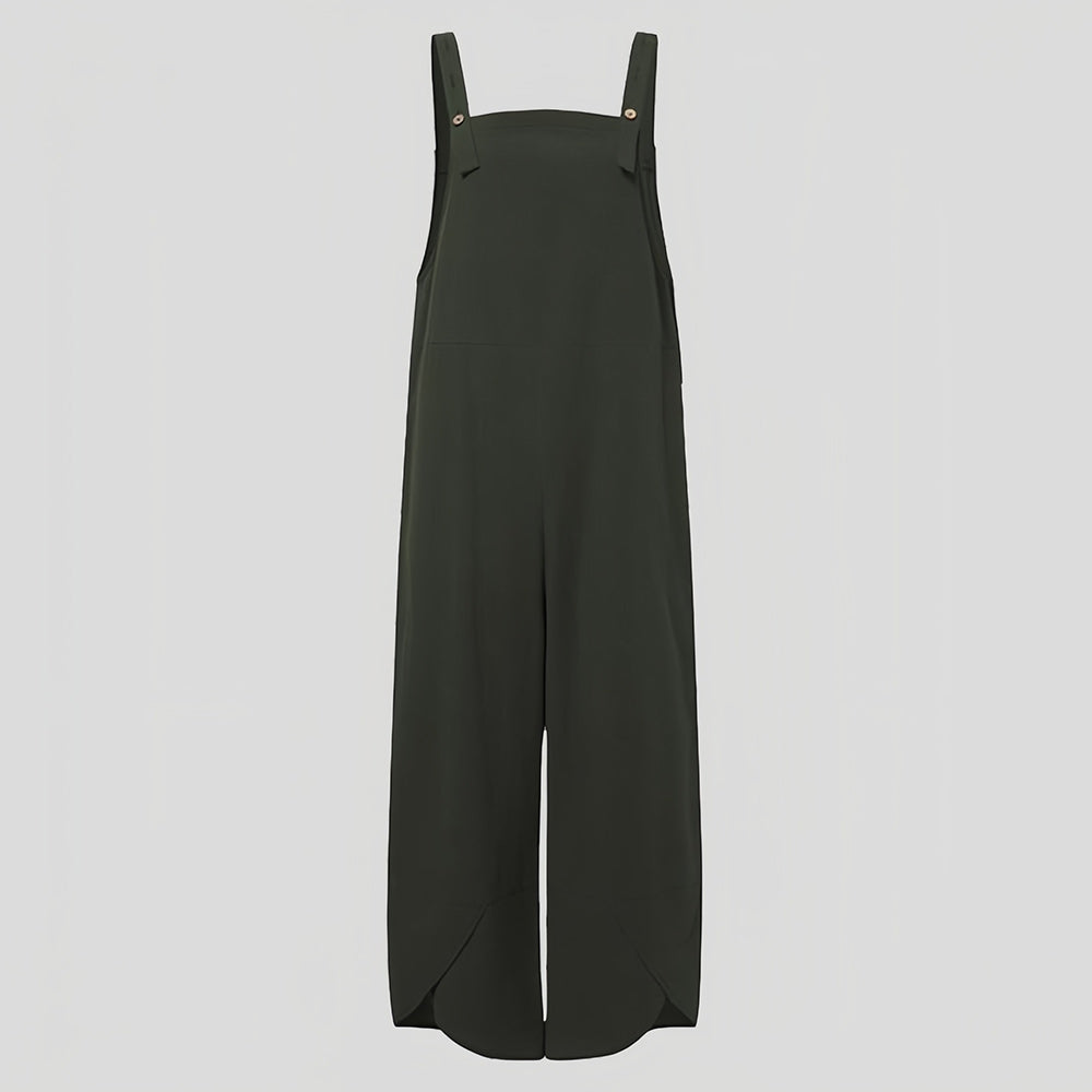 Valenzora | Casual, loose-fitting solid-color jumpsuit for women