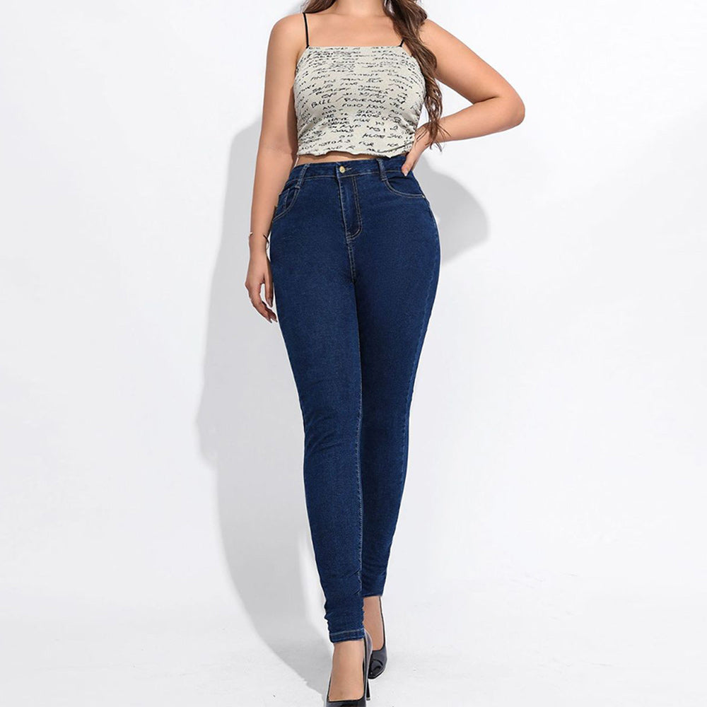 Valenzora | High-waisted, slimming, highly elastic, butt-lifting, skinny jeans