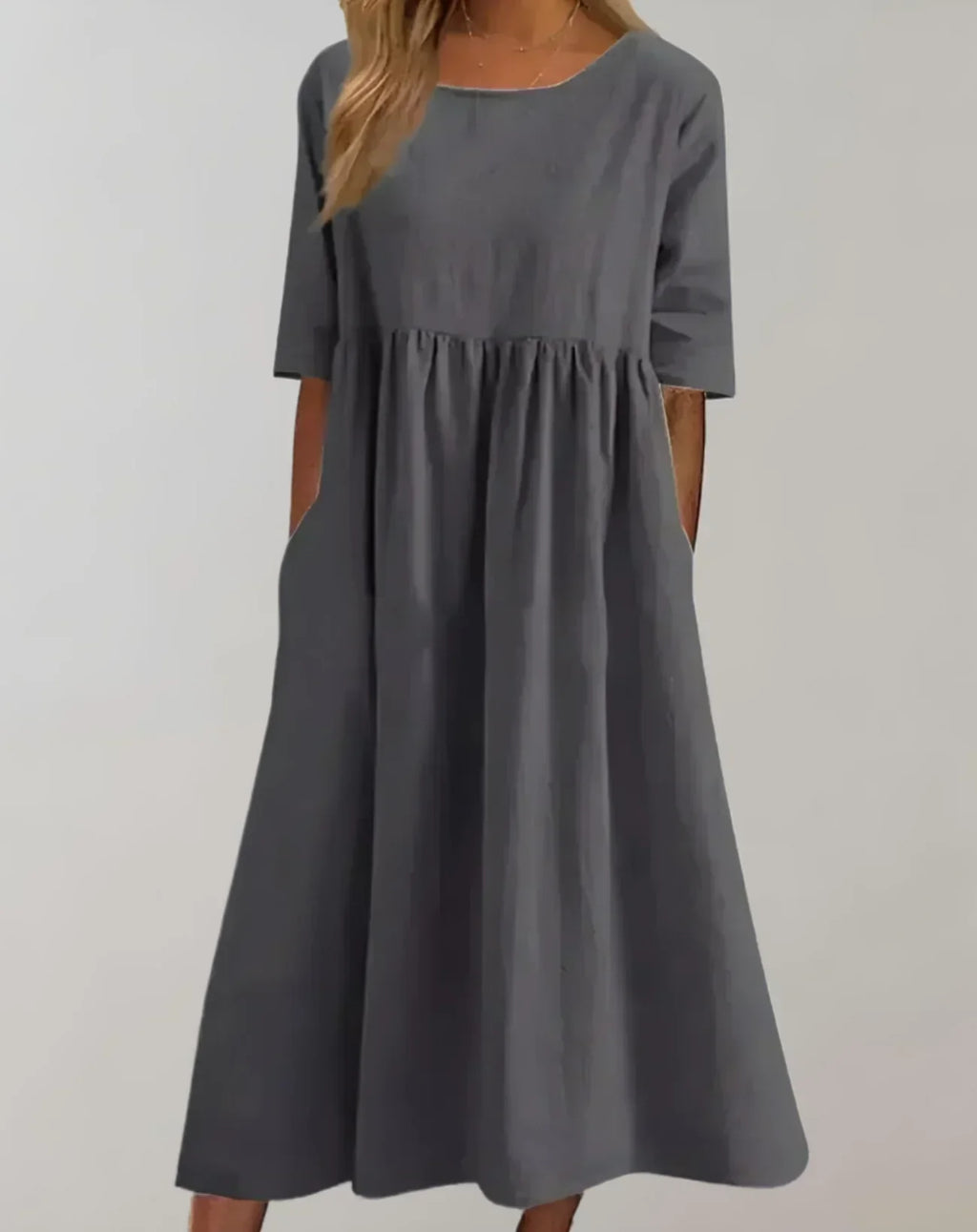 Valenzora | Loose-fitting cotton dress