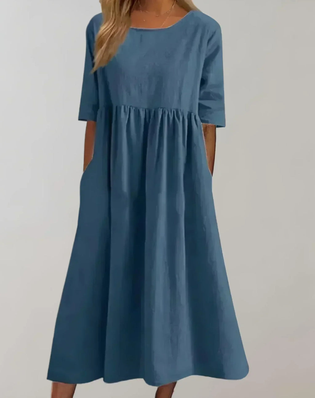 Valenzora | Loose-fitting cotton dress