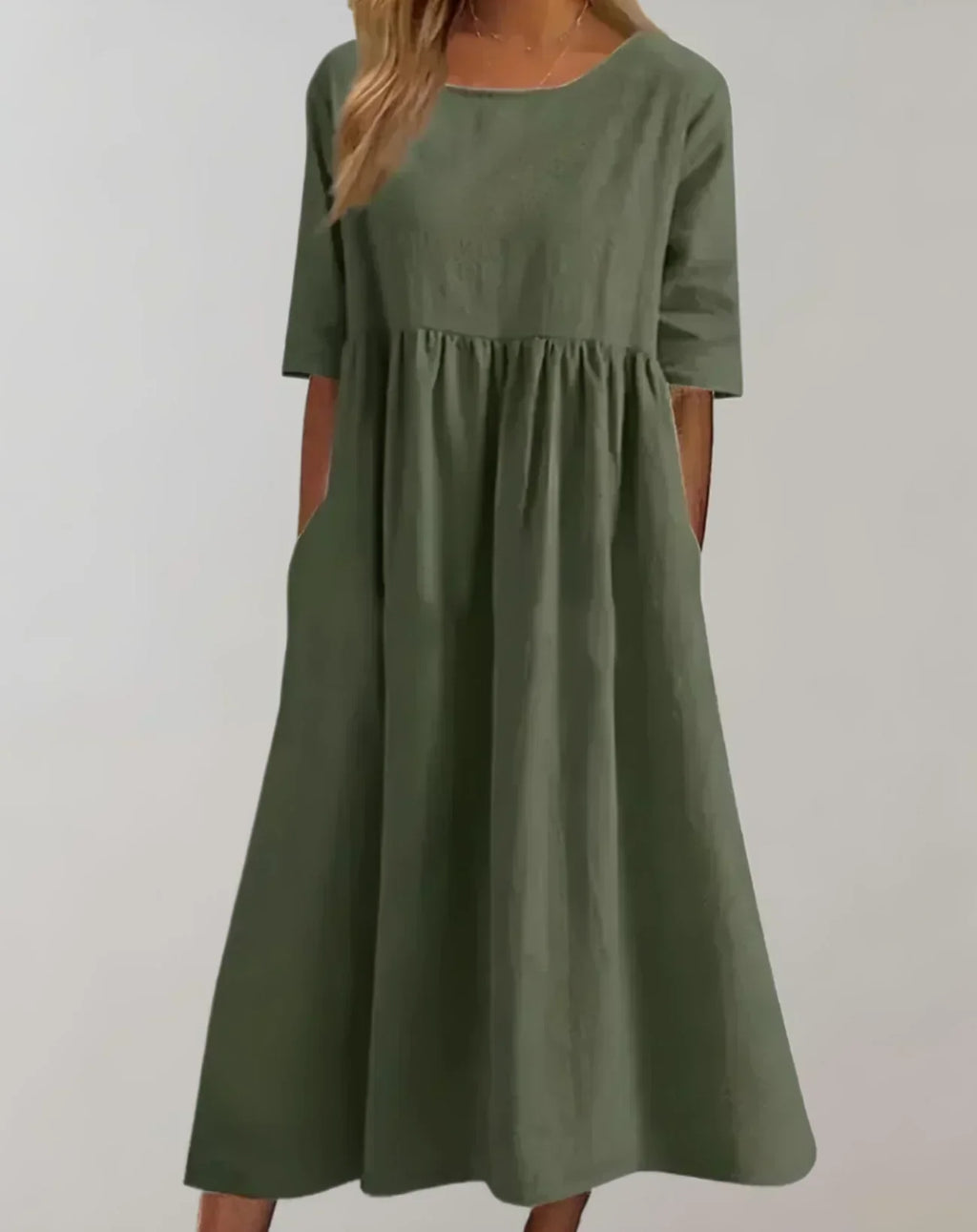 Valenzora | Loose-fitting cotton dress
