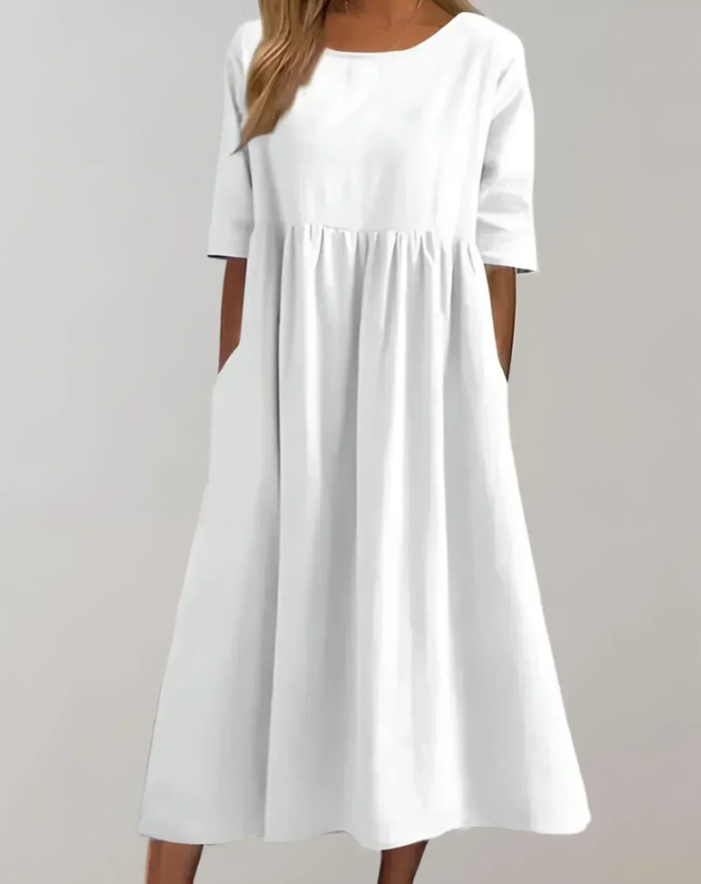 Valenzora | Loose-fitting cotton dress