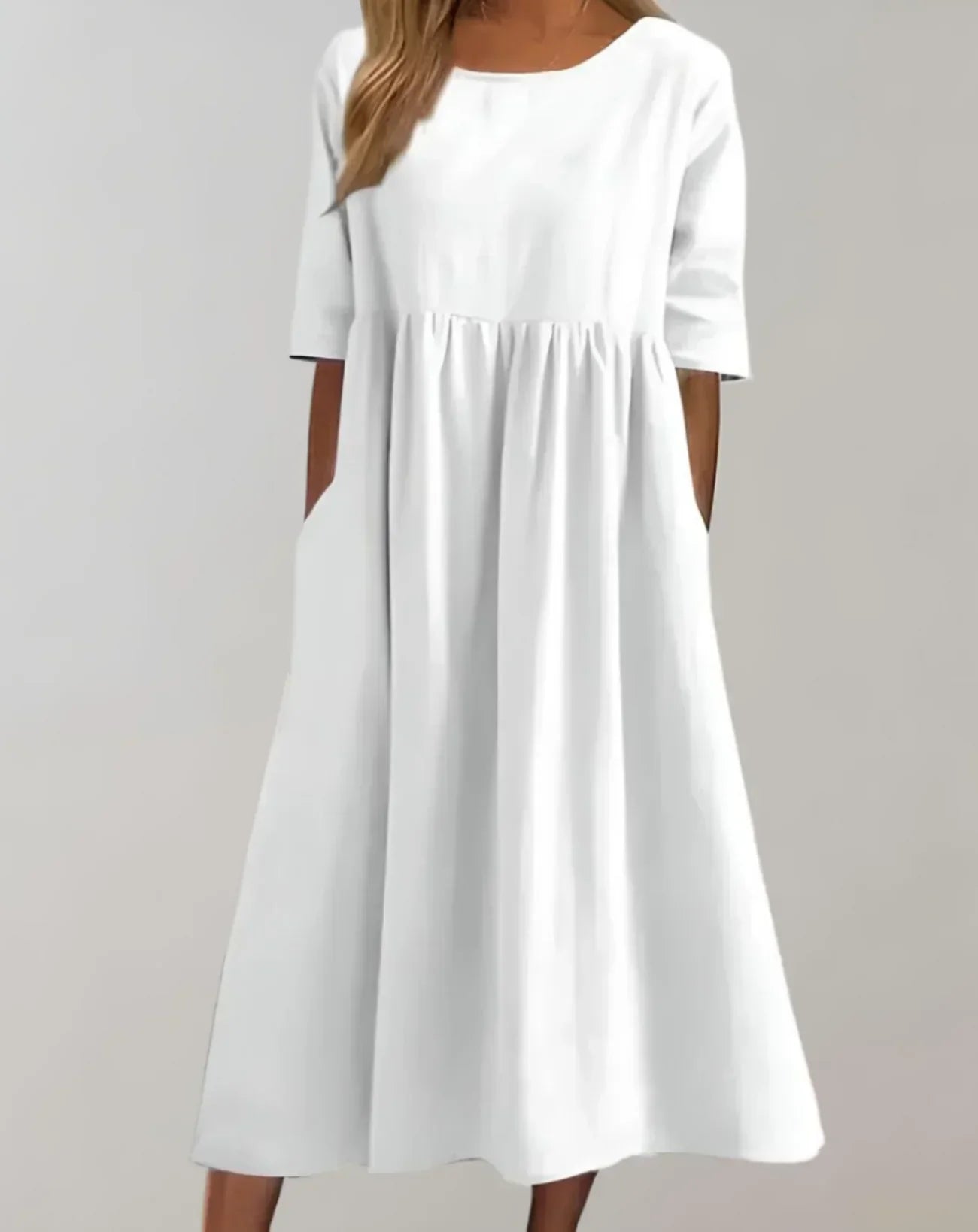 Valenzora | Loose-fitting cotton dress