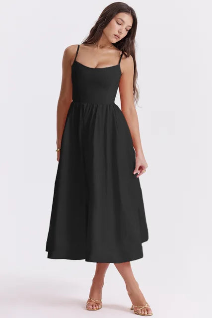 Valenzora | Elegant midi dress look