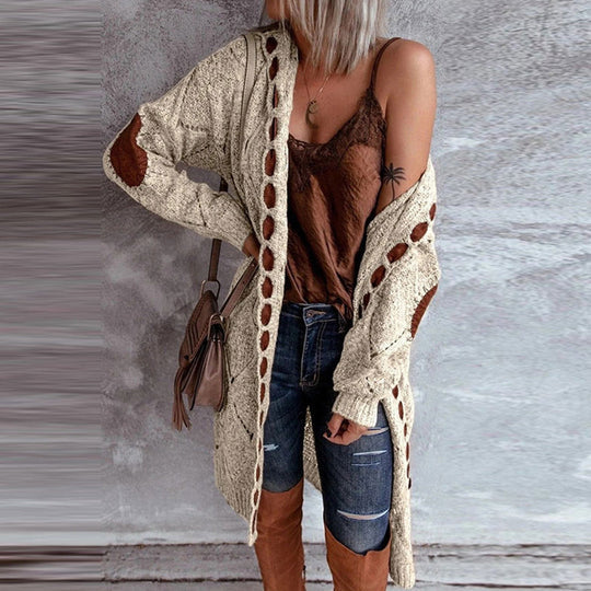 Valenzora | Fashionable cardigan with hood