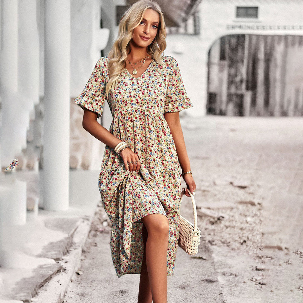 Floral midi dress