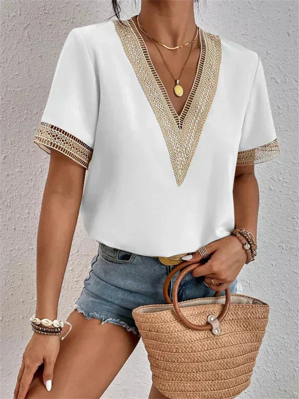 Women's neckline top