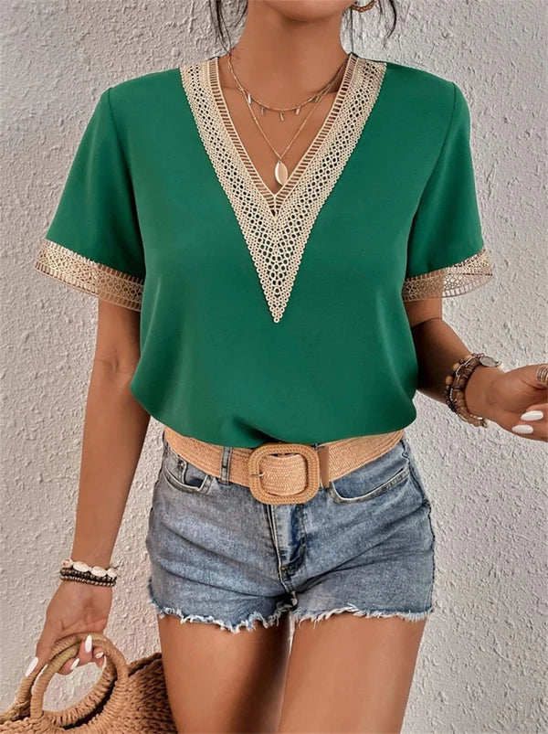 Women's neckline top