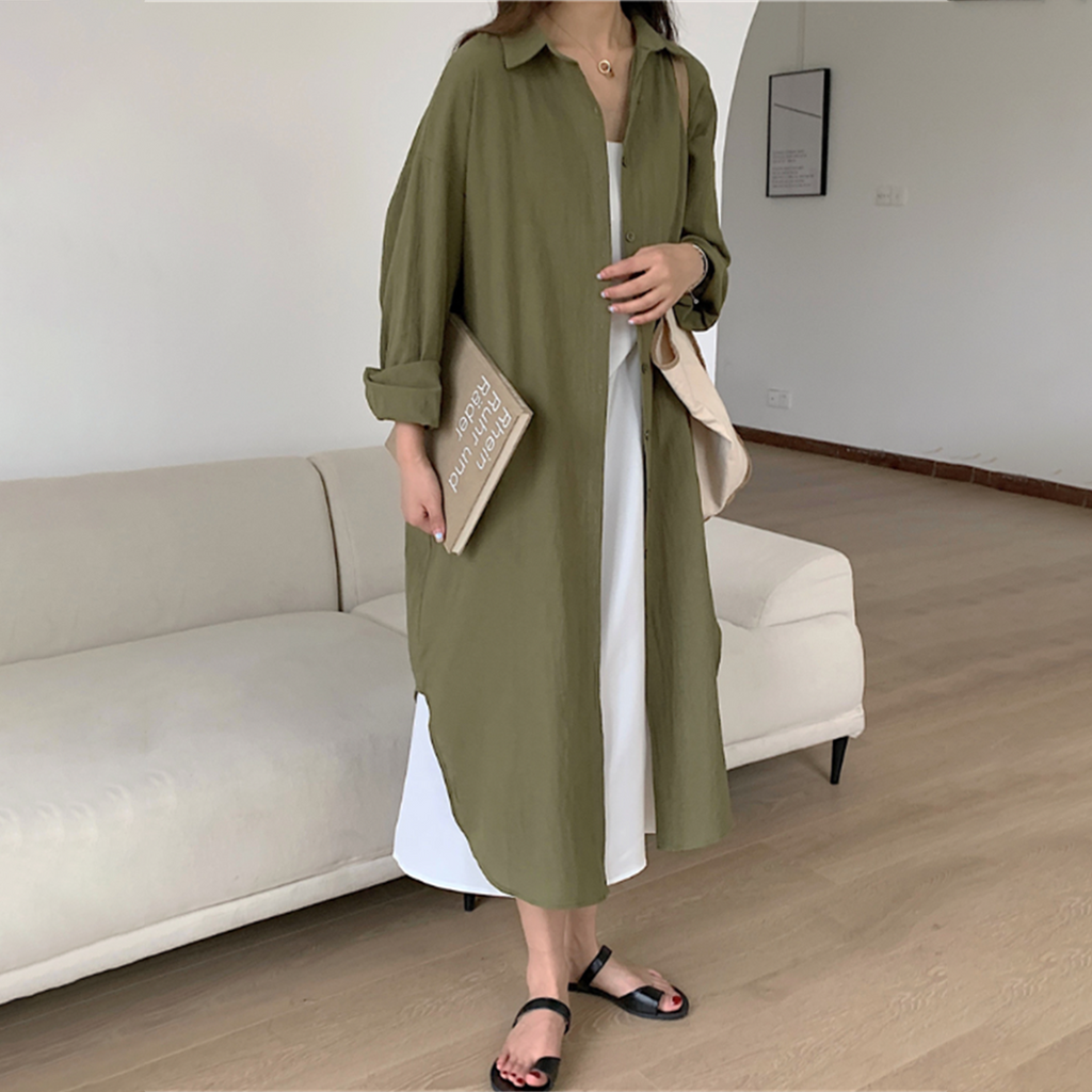 Valenzora: Long shirt dress for stylish comfort