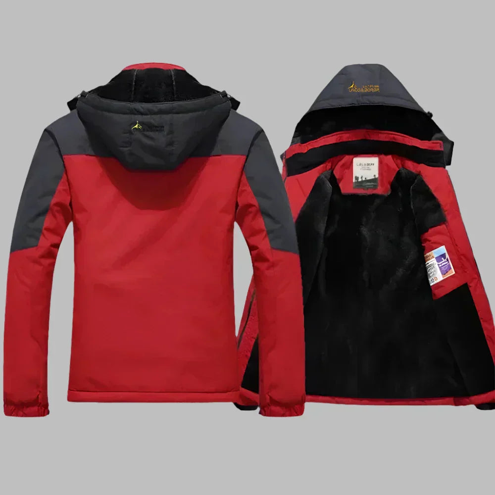 Valenzora | Outdoor Waterproof Winter Jacket with Fleece