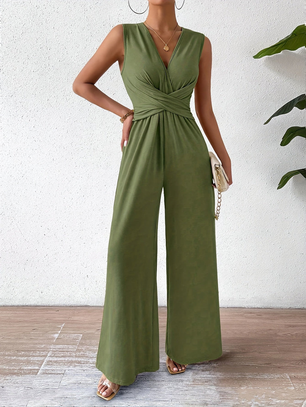 Valenzora | Eleganter ärmelloser Jumpsuit mit schmeichelhafter Passform