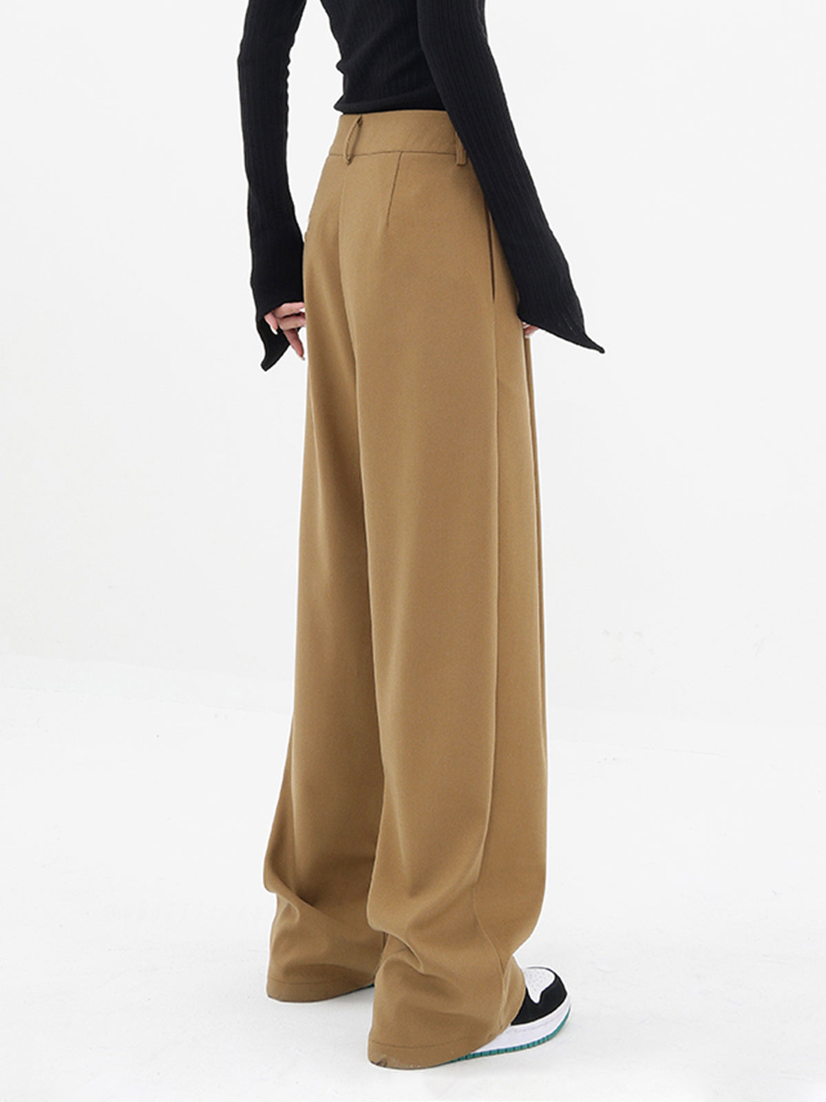 Valenzora | Basic Baggy Wide Leg Trousers