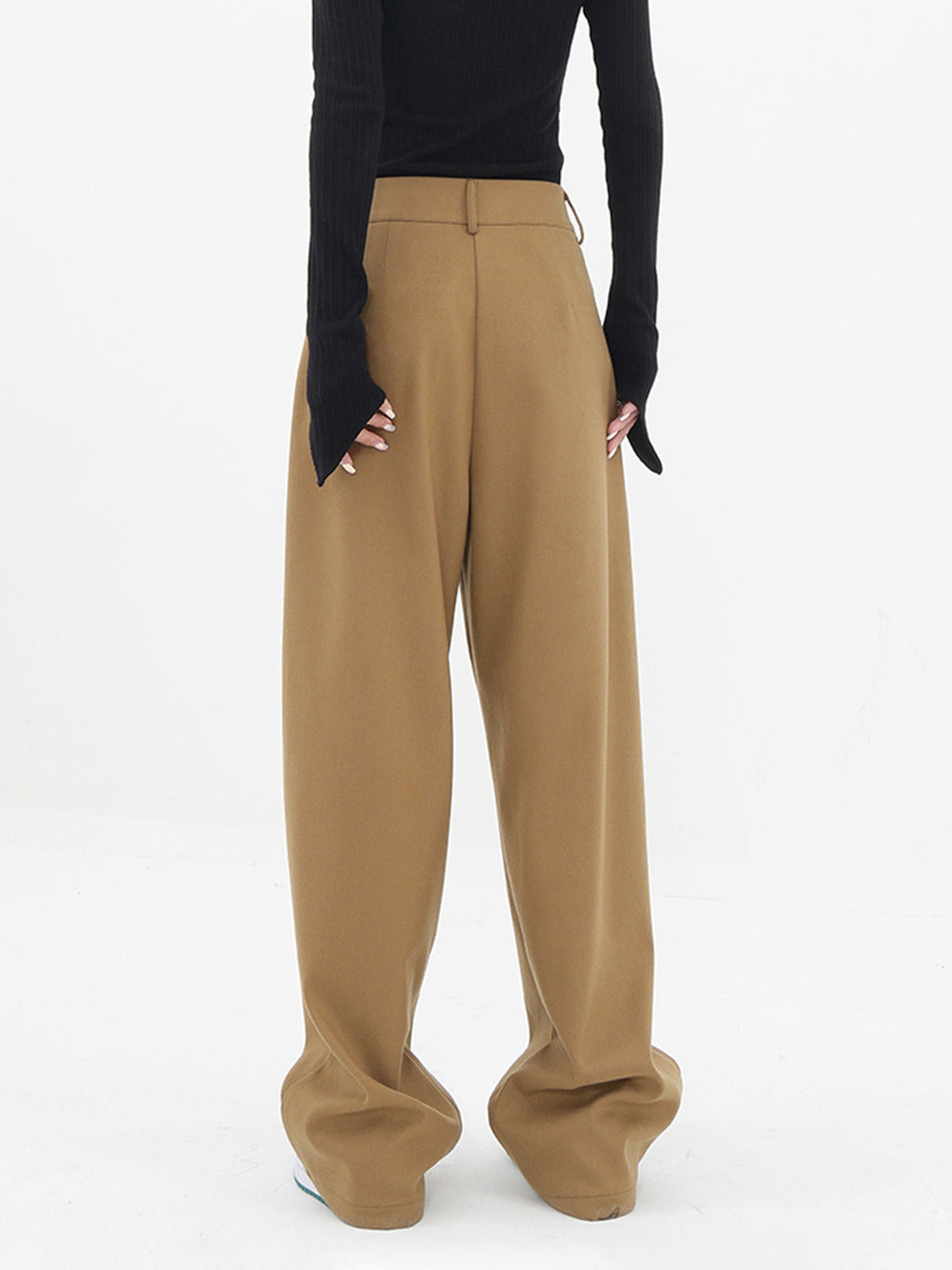 Valenzora | Basic Baggy Wide Leg Trousers