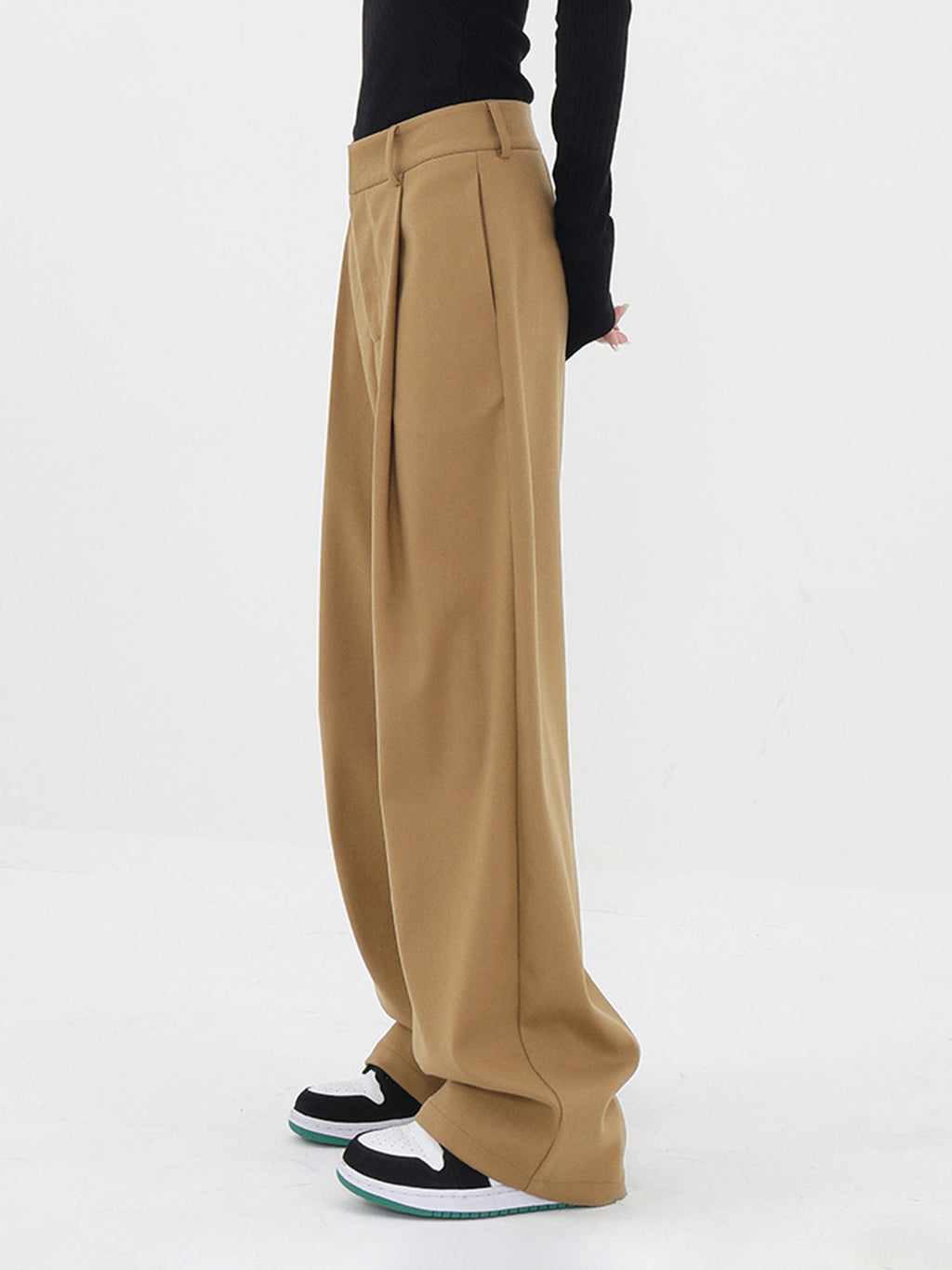 Valenzora | Basic Baggy Wide Leg Trousers