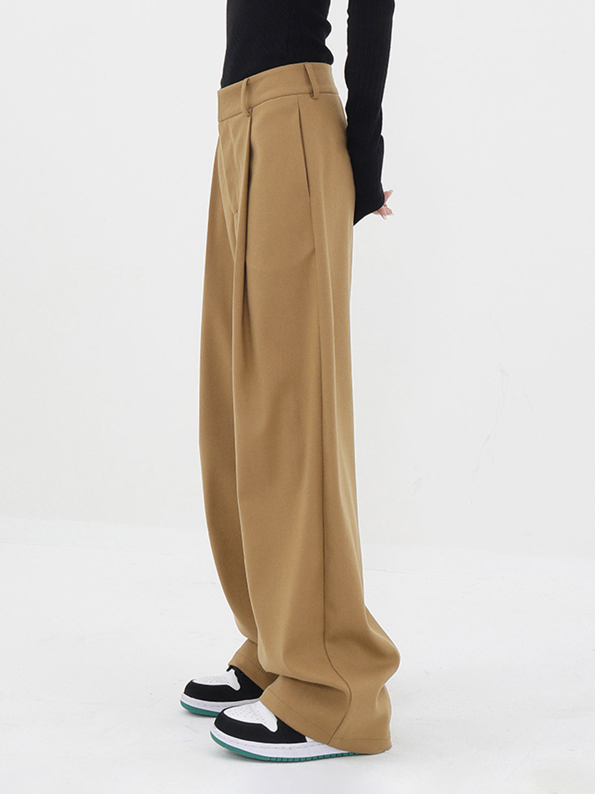 Valenzora | Basic Baggy Wide Leg Trousers