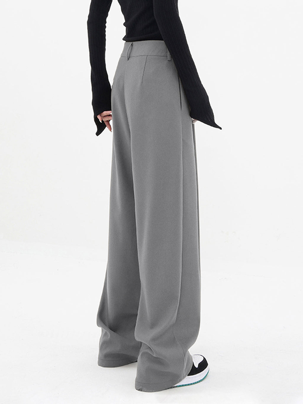Valenzora | Basic Baggy Wide Leg Trousers