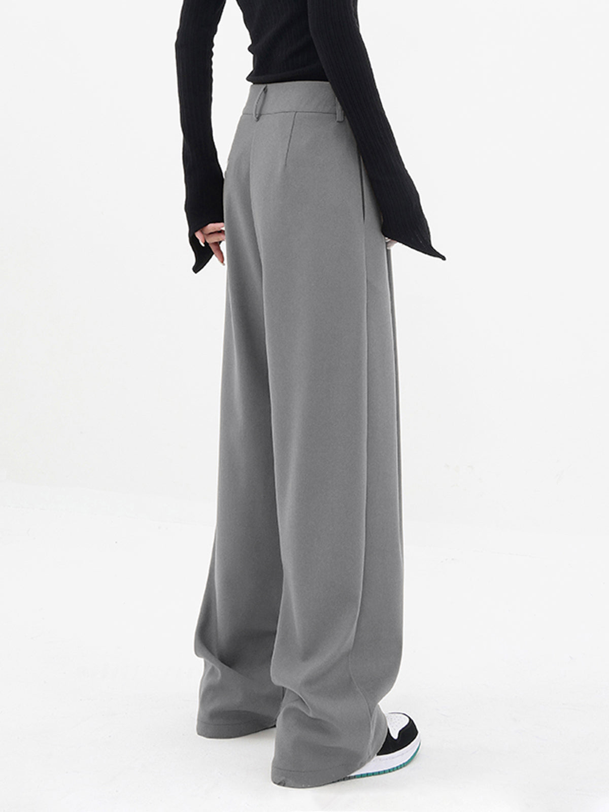 Valenzora | Basic Baggy Wide Leg Trousers