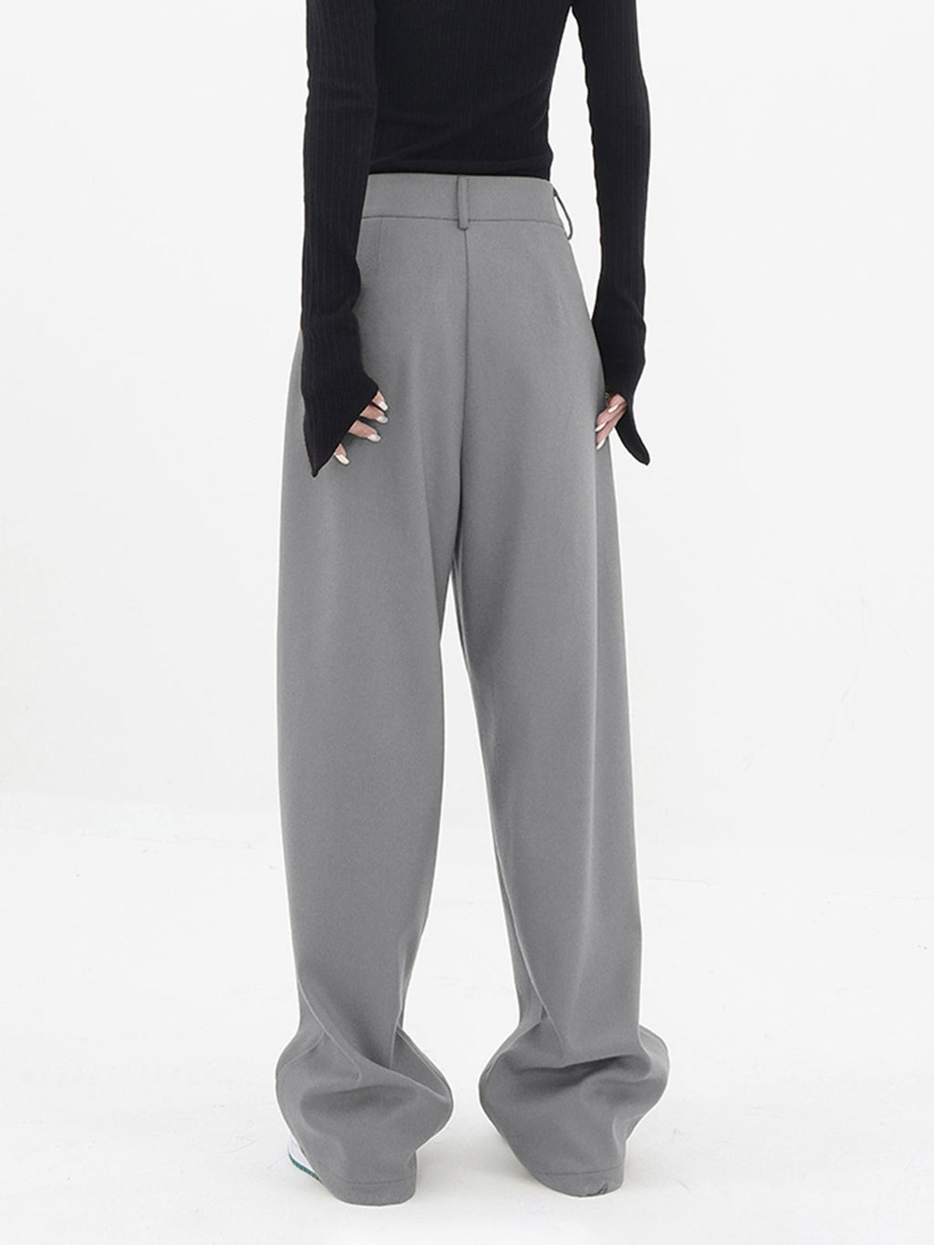 Valenzora | Basic Baggy Wide Leg Trousers